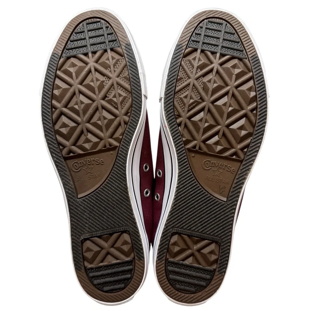 Converse All Star Street Mid Top Sneakers Shoes in Dark Sangria colorway Mens 9 - Picture 12 of 12